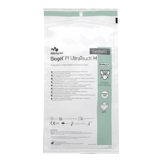 Biogel® PI UltraTouch™ M Polyisoprene Surgical Glove, Size 7.5, Straw, 50/BX