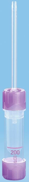 Microvette® 200 Capillary Blood Collection Tube, 200 µL, 10.8 x 46.6 mm, 1000/CS