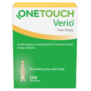 ONETOUCH VERIO® TEST STRIPS, SOLD AS 100/BOX LIFESCAN 022898