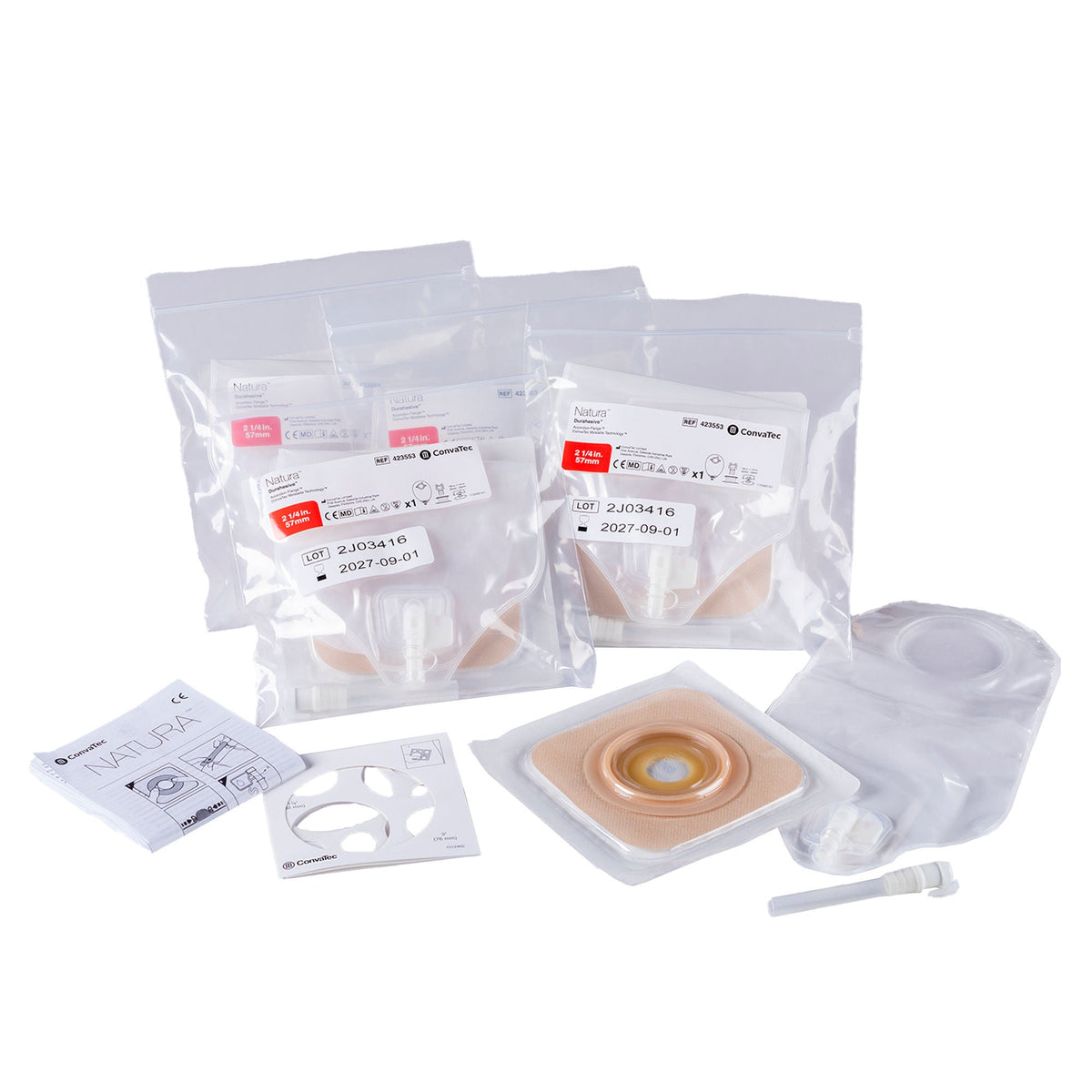 Post Op Kit, Urostomy Low Press Durahesive Ctf 57Mm (5/Bx), 5/Bx