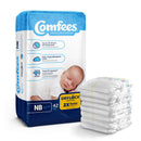 Attends Comfees Premium Baby Diapers, Unisex, Tab Closure, Newborn, 168/CS