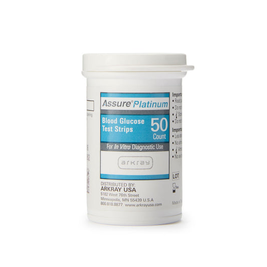 Assure® Platinum Blood Glucose Test Strips, 600/Cs