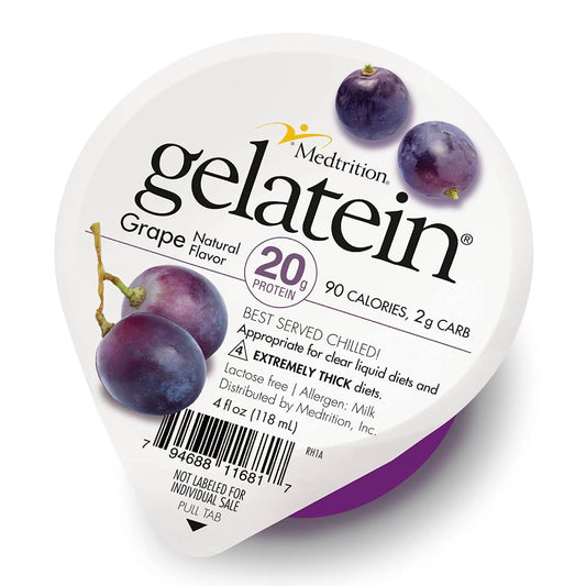 GELATEIN, PROSOURCE HIGH PROTEIN CUP GRAPE 4OZ (36/CS), 36/CS
