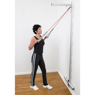Station, Wall Theraband Exer W/Grip Hndl/Head Strap, 1/Ea