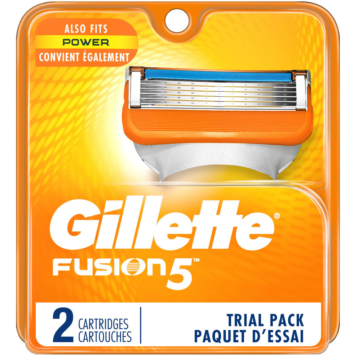 Cartridge, Gilette Fusion (2/Pk), 2/Pk