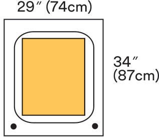Pouch, W/Ioban Xlg (5/Bx 4Bx/Cs) 3M, 5/Bx