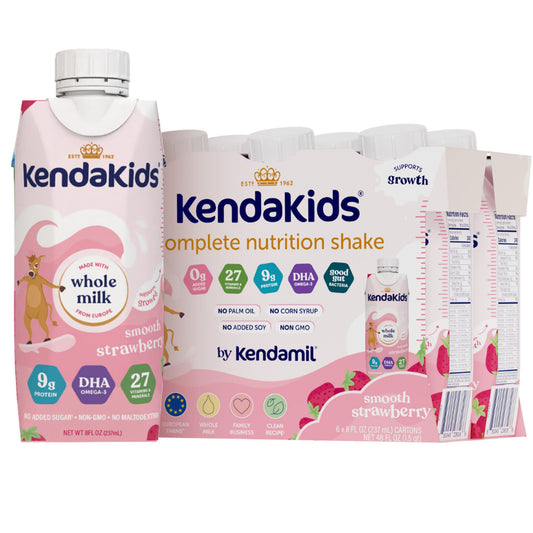 Formula, Ped Kendakids Strwbry8Oz (6/Pk 4Pk/Cs), 6/Pk