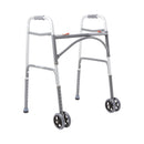 MCKESSON STEEL BARIATRIC FOLDING WALKER, 32 – 39 INCH HEIGHT, SOLD AS 1/EACH MCKESSON 146-10220-2WW