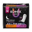 PAD, KOTEX PREM MAXI OVER NIGHT CORE (28/PK 3PK/CS), 84/CS