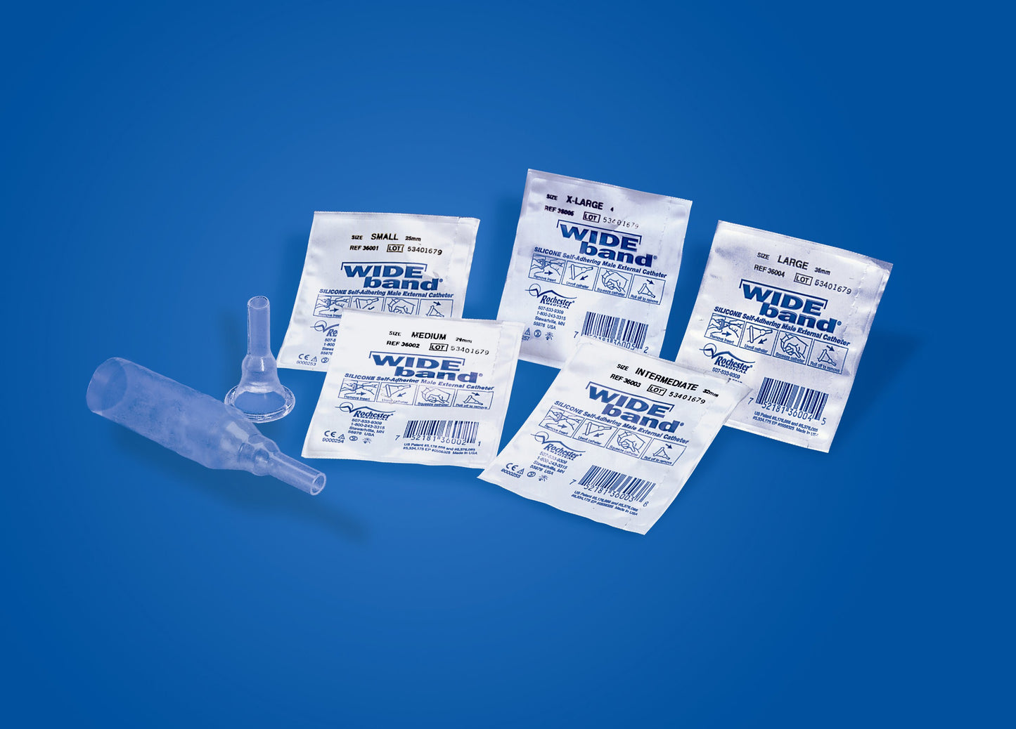 Wide Band Male External Catheter 30/BOX -36301