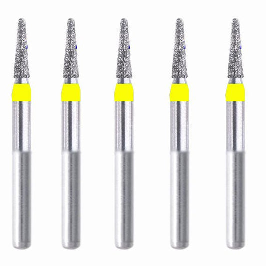 Conical, Dome End 1.2 mm Dia. Extra Fine Grit Diamond Bur 5 per pack. 194.12EF1 - Osung USA