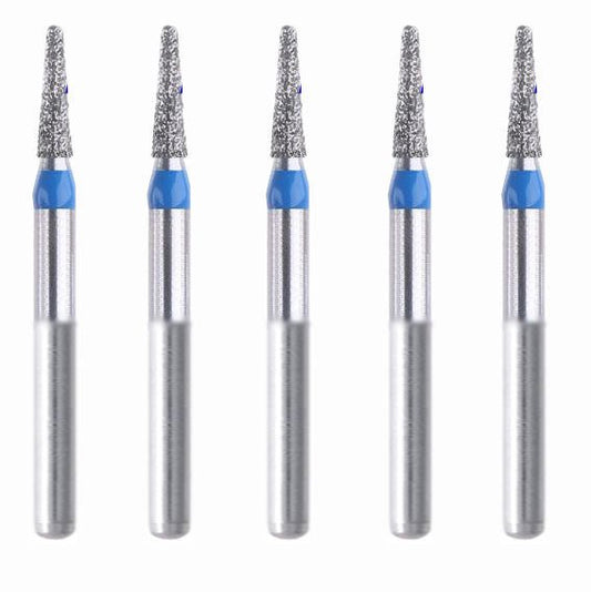 Conical, Dome End 1.6 mm Dia. Medium Grit Diamond Bur 5 per pack. 194.16M8 - Osung USA