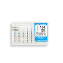 Conical Pointed, Slender 1.2 mm Dia. Medium Grit Diamond Bur 5 per pack. 164.12M2 - Osung USA