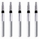 Conical, Round Edge 1.4 mm Dia. Extra Coarse Grit Diamond Bur 5 per pack. 584.14EC1 - Osung USA