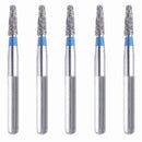 Conical, Round Edge 1.6 mm Dia. Medium Grit Diamond Bur 5 per pack. 584.16M1 - Osung USA