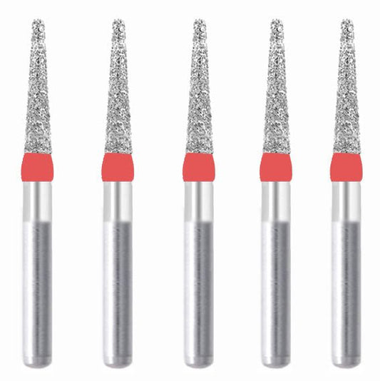 Conical, Truncated 1.2 mm Dia. Fine Grit Diamond Bur 5 per pack. 168.12F1 - Osung USA