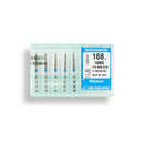 Conical, Truncated 1.6 mm Dia. Medium Grit Diamond Bur 5 per pack. 168.16M6 - Osung USA