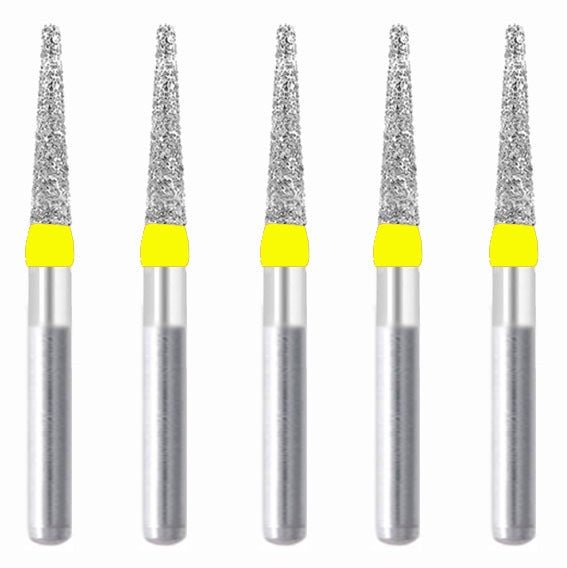 Conical, Truncated 1.8 mm Dia. Extra Fine Grit Diamond Bur 5 per pack. 168.18EF2 - Osung USA