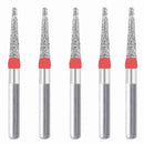 Conical, Truncated 1.8 mm Dia. Fine Grit Diamond Bur 5 per pack. 168.18F2 - Osung USA