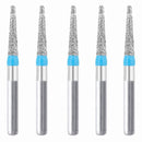 Conical, Truncated 1.8 mm Dia. Medium Grit Diamond Bur 5 per pack. 168.18M3 - Osung USA