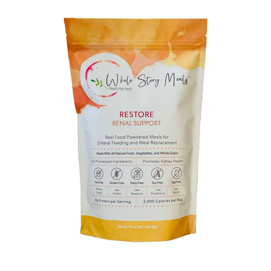 Whole Story Meals Restore Renal Support For Enteral Feeding And Meal Replacement, 30/Cs