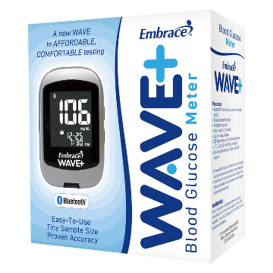 Embracewave+ Blood Glucose Monitoring System, 1/Ea