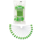 Toothette Plus Oral Swabsticks Foam Tip, Green, 6 Inch, Individually Wrapped, 1000/CS