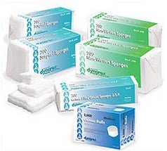 Dynarex® Gauze Sponge, 4 X 4 Inch, 16-Ply, 2000/Cs