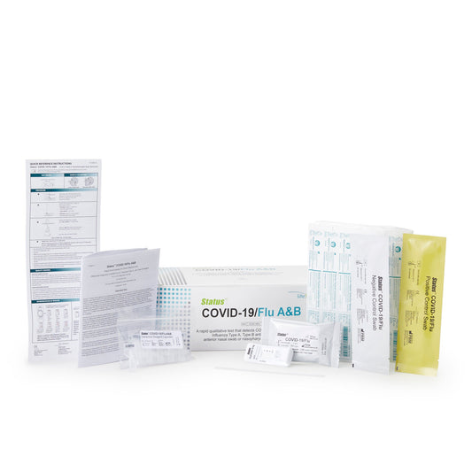 Status Covid-19 / Flu A and B Antigen Detection Respiratory Test Kit, 1/KT