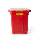 BD Multi-purpose Sharps Container, 9 Gallon, 18-1/2 x 17-3/4 x 11-3/4 Inch, 1/EA
