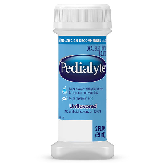 Pedialyte® Pediatric Oral Electrolyte Solution, 2-Ounce Bottle, 48/Cs