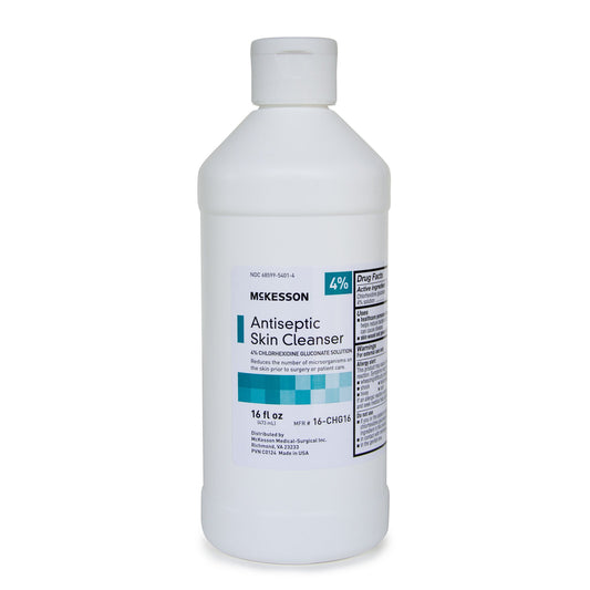 McKesson Antiseptic Skin Cleanser, 16-ounce Flip-Top Bottle, 12/CS