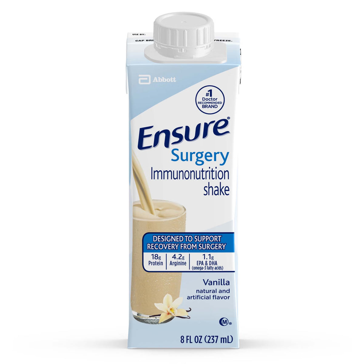 Ensure® Surgery Vanilla Immunonutrition Shake, 8-Ounce Carton, 24/Cs