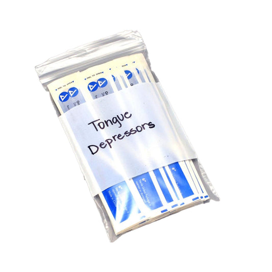 BAG, ZIPLOCK WHT BLOCK 2ML 8X10 (100/PK 10PK/CS), 1000/CS