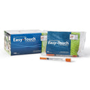 EASYTOUCH™ STANDARD INSULIN 1CC SYRINGE WITH NEEDLE, 29 GAUGE, 1/2 INCH LENGTH, SOLD AS 100/BOX MHC 829155