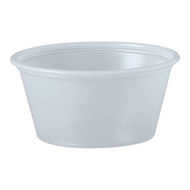 SOLO® POLYSTYRENE SOUFFLÉ CUP, 2 OZ., SOLD AS 2500/CASE RJ P200N