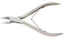 NIPPER, NAIL STRT JAWS DBL SPRING S/STL 5", 1/EA