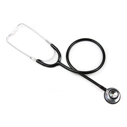 Mckesson Classic Stethoscope, Double-Sided Chest Piece, Black, 32-Inch Tube, 10/Bx