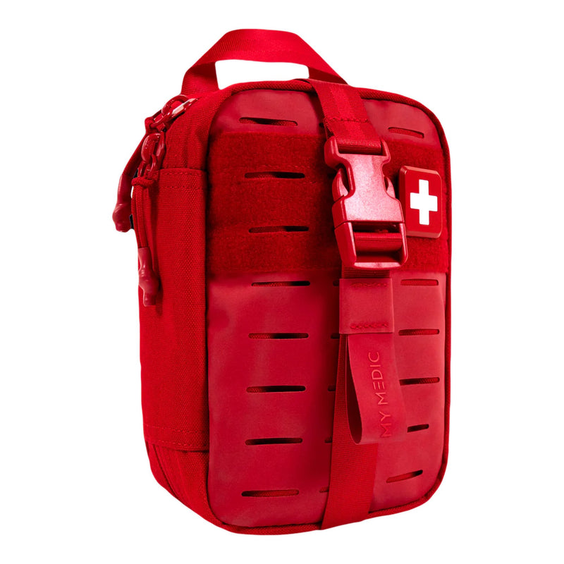 MY MEDIC™ MYFAK MINI STANDARD FIRST AID KIT, RED, SOLD AS 1/EACH MYMEDIC MM-KIT-U-MFK-MINI-V2-RED-STN