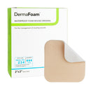 DERMAFOAM® NONADHESIVE WITHOUT BORDER FOAM DRESSING, 2 X 2 INCH, SOLD AS 10/BOX DERMARITE 00290E