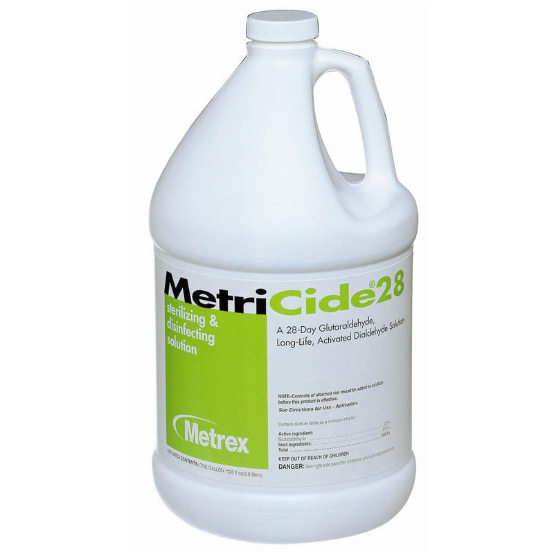 METRICIDE® 28 GLUTARALDEHYDE HIGH-LEVEL DISINFECTANT, 1 GAL JUG, SOLD AS 4/CASE METREX 10-2800