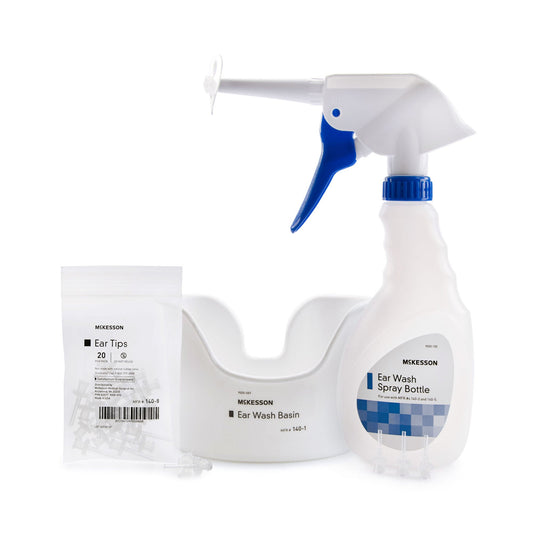 Mckesson Ear Wash System Kit With Rigid Tube And 23 Ear Tips, 1/Bg