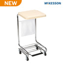 McKesson Hamper Stand with Foot Pedal & Self-Closing Lid, 1/EA