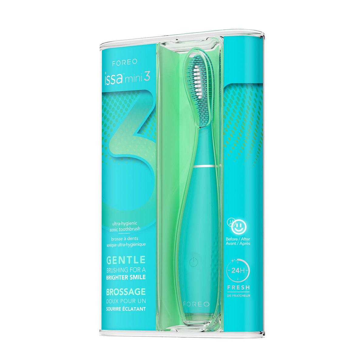 ISSA™ mini 3 Silicone Sonic Toothbrush, Summer Sky, 1/EA