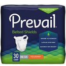 PREVAIL® BELTED SHIELDS INCONTINENCE BELTED UNDERGARMENT, ONE SIZE FITS MOST, SOLD AS 30/BAG FIRST PV-324