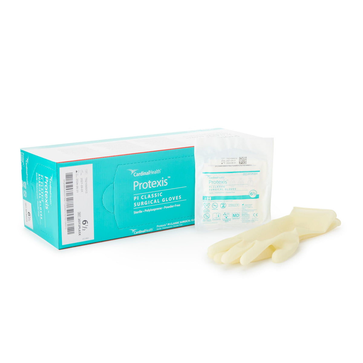Protexis™ Pi Classic Polyisoprene Surgical Glove, Size 6.5, Ivory, 200/Cs
