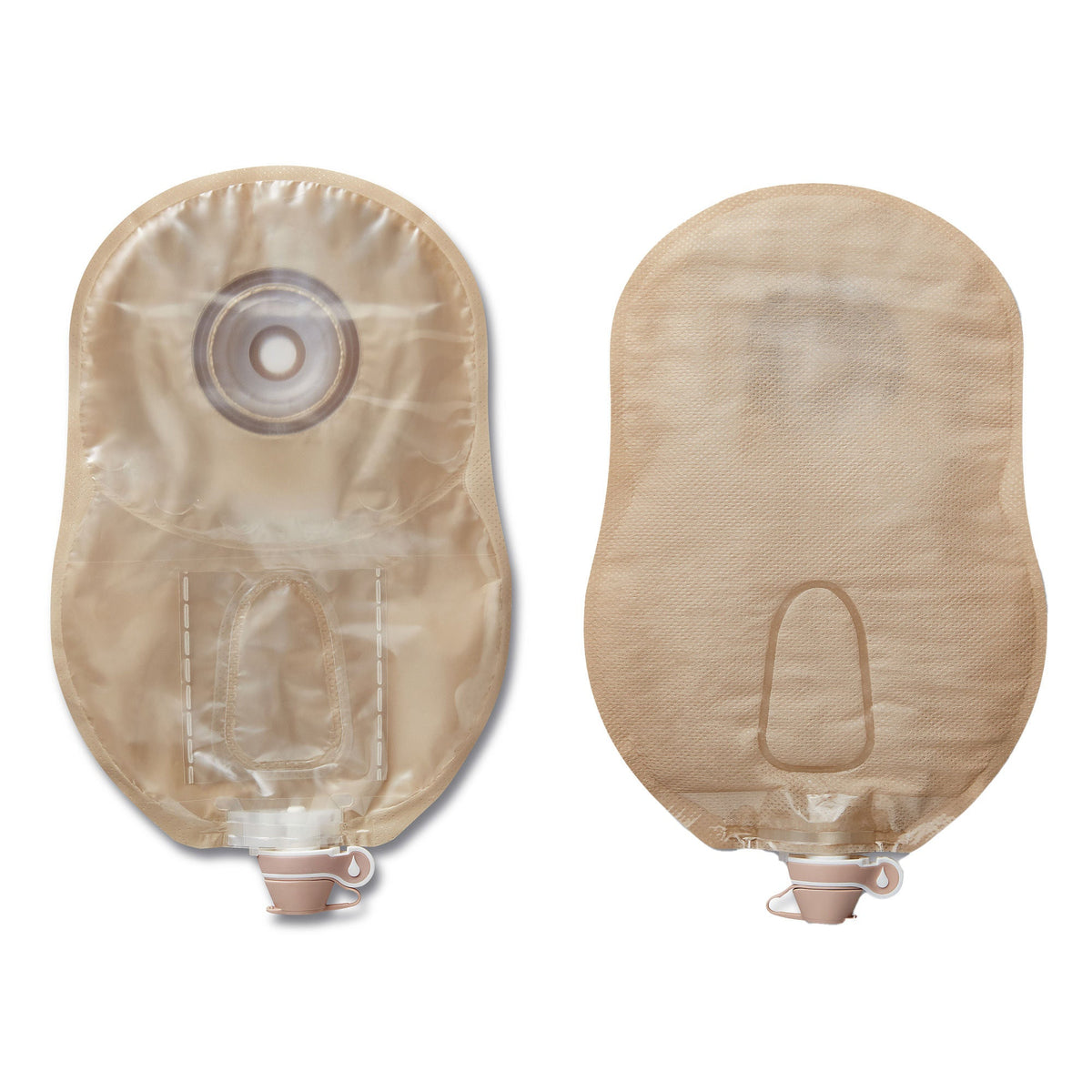 Premier™ 84891 One-Piece Ultra-Clear Urostomy Pouch, Pre-cut to Fit 16 mm, 5/BX