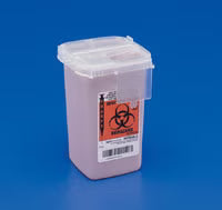 Sharpsafety™ Phlebotomy Sharps Container, 1 Quart, 11 X 10¾ X 4¾ Inch, 100/Cs