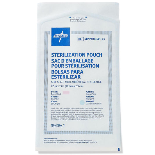 POUCH, STRLZ SELF-SEAL 7.5"X13" (200/BX 5BX/CS), 1000/CS