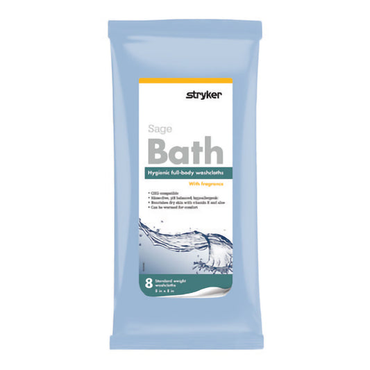 Sage Comfort Bath® Rinse-Free Bath Wipe, Scented, 320/CS